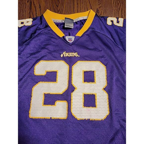 Reebok Adrian Peterson Minnesota Vikings NFL Football Jersey Youth XL 18-20 Boy - Picture 3 of 10